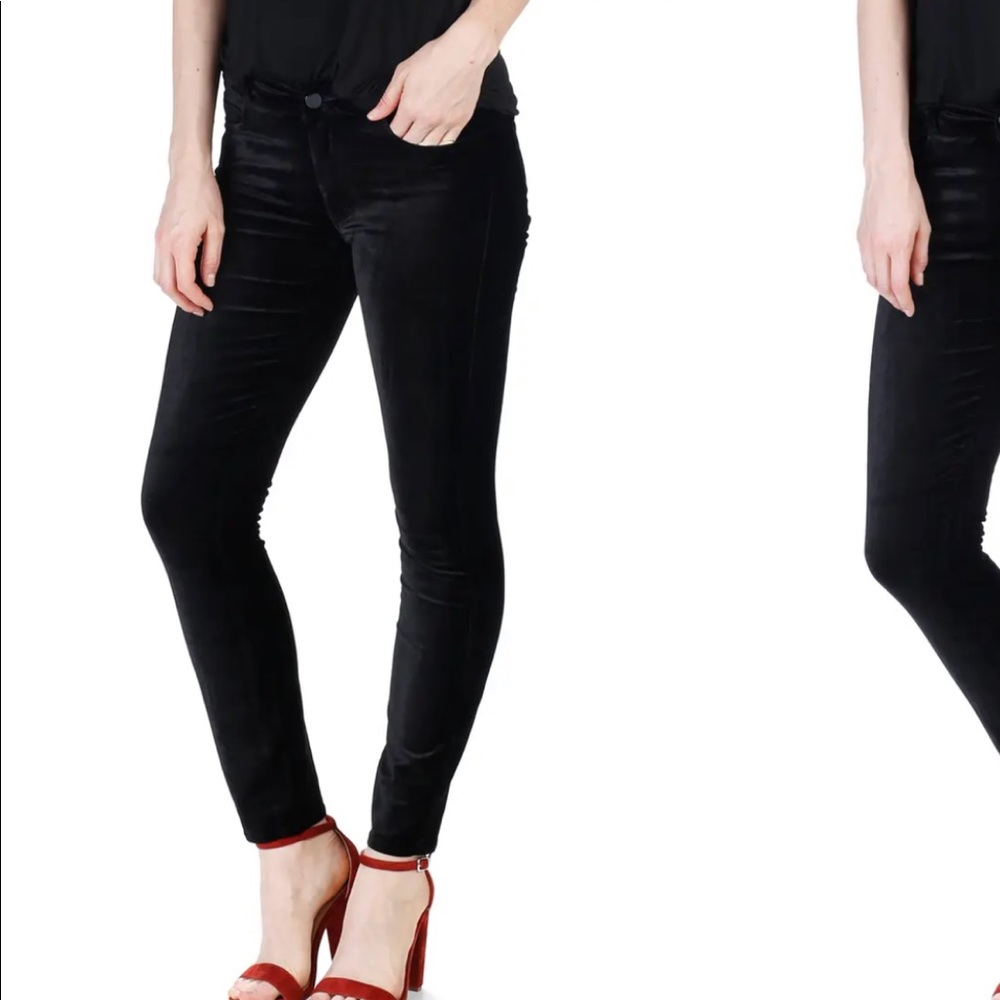 PAIGE Verdugo Velvet Ankle Skinny Pants